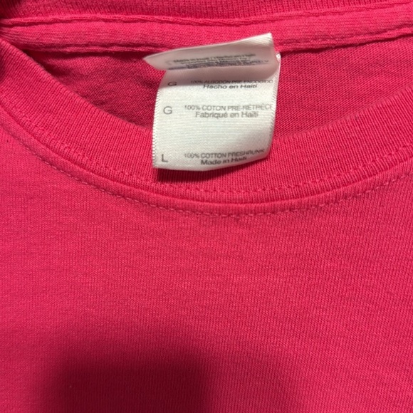 Varsity Graphic Tee GEORGIA pink Lg - Picture 4 of 4
